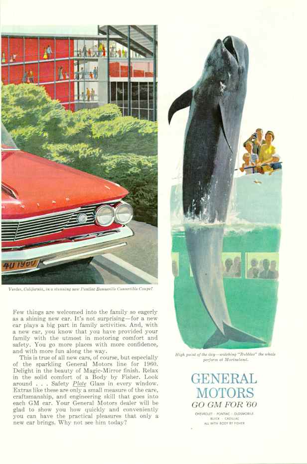 1960 Pontiac Auto Advertising